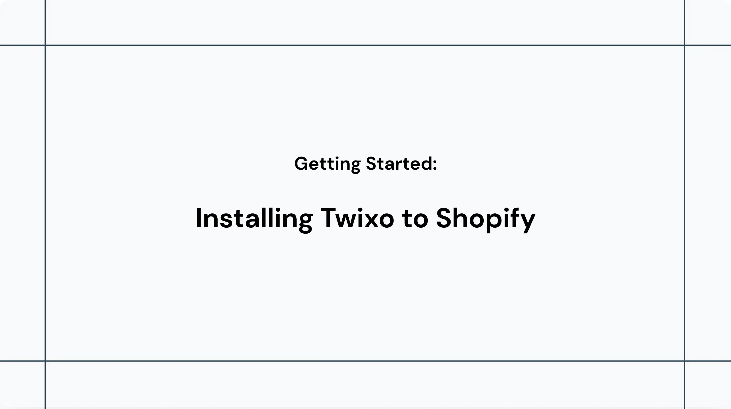Installing Twixo to Shopify